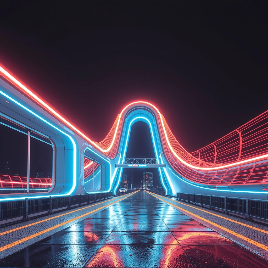 Abstract data visualization background